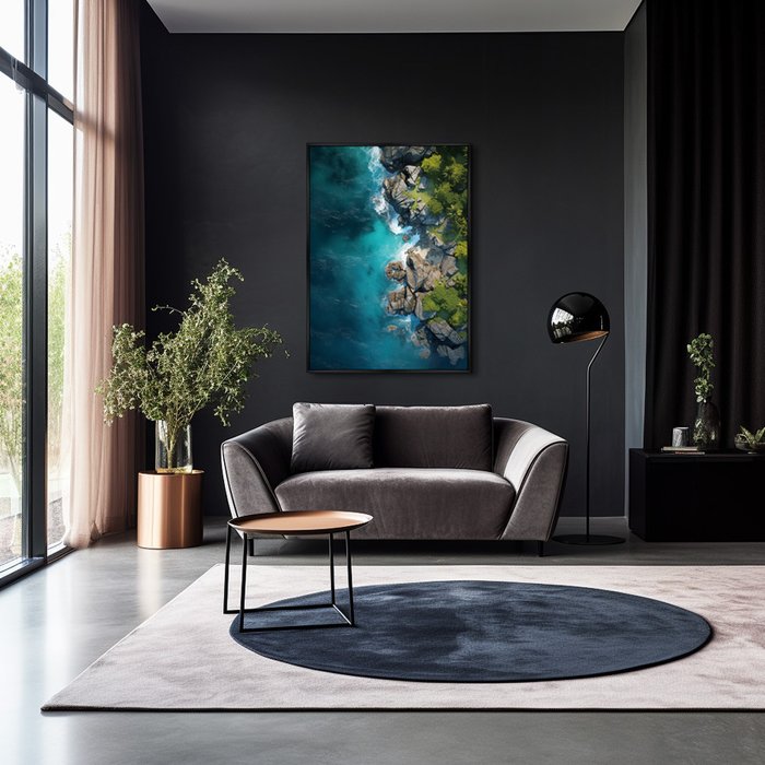 Репродукция картины Landscape Collection, Coast No 2, 2024г. - лучшие Картины в INMYROOM