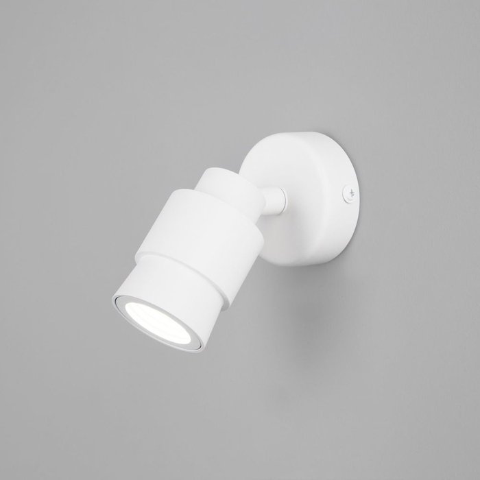 Настенный светодиодный светильник 20125/1 белый Plat