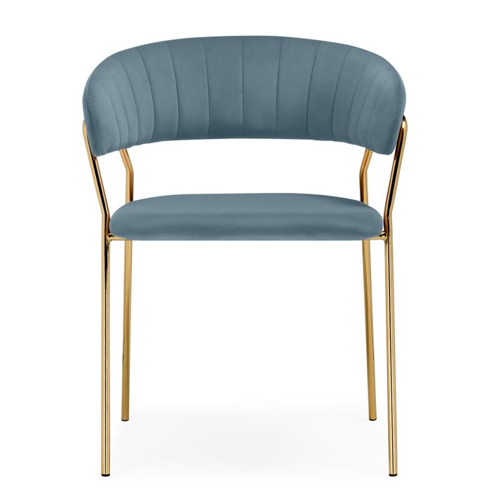 Стул Kamelia 1 голубого цвета - купить Обеденные стулья по цене 8010.0