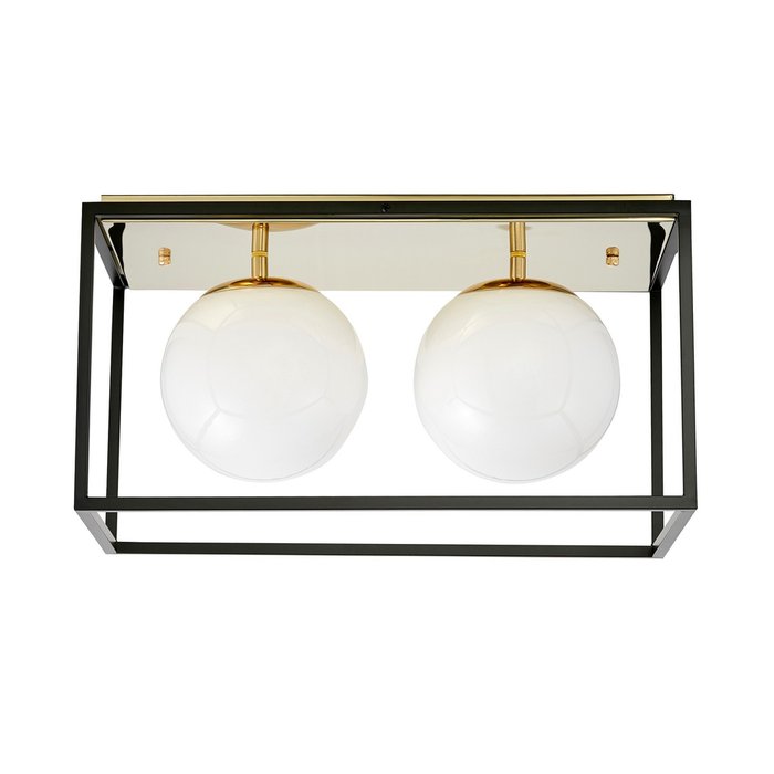 Потолочный светильник Lumina Deco Maldini LDC 8060-2 F.GD+BK - лучшие Потолочные светильники в INMYROOM