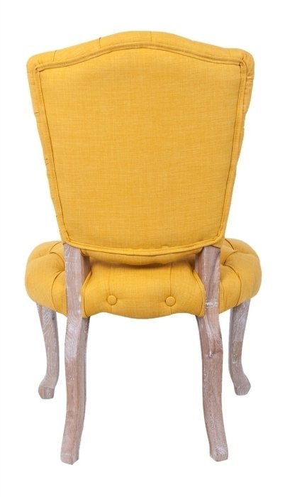 Стул Gamila Yellow с мягкой обивкой - лучшие Обеденные стулья в INMYROOM