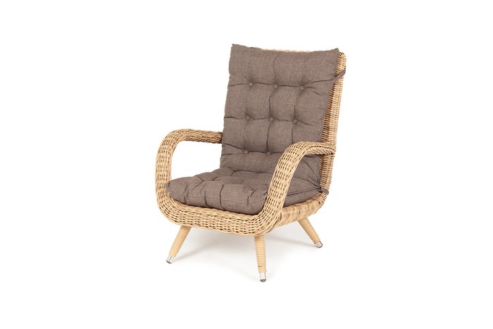 Кресло Толедо бежевого цвета - лучшие Садовые кресла в INMYROOM