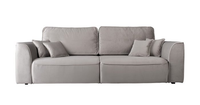 Диван-кровать Boston Tripple серого цвета - купить Прямые диваны по цене 168000.0