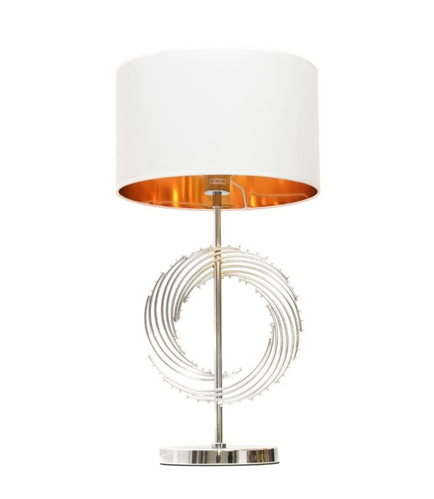 Настольная лампа Fabi с белым абажуром - лучшие Настольные лампы в INMYROOM