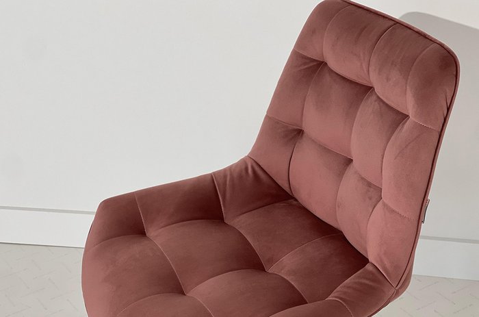 Стул Монти коричнево-розового цвета - лучшие Обеденные стулья в INMYROOM