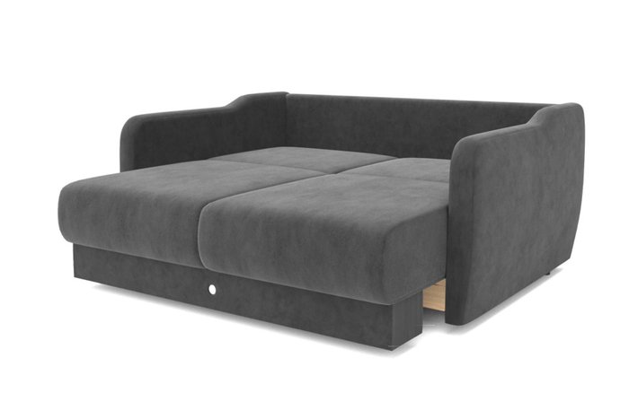 Прямой диван-кровать серого цвета - купить Прямые диваны по цене 149000.0