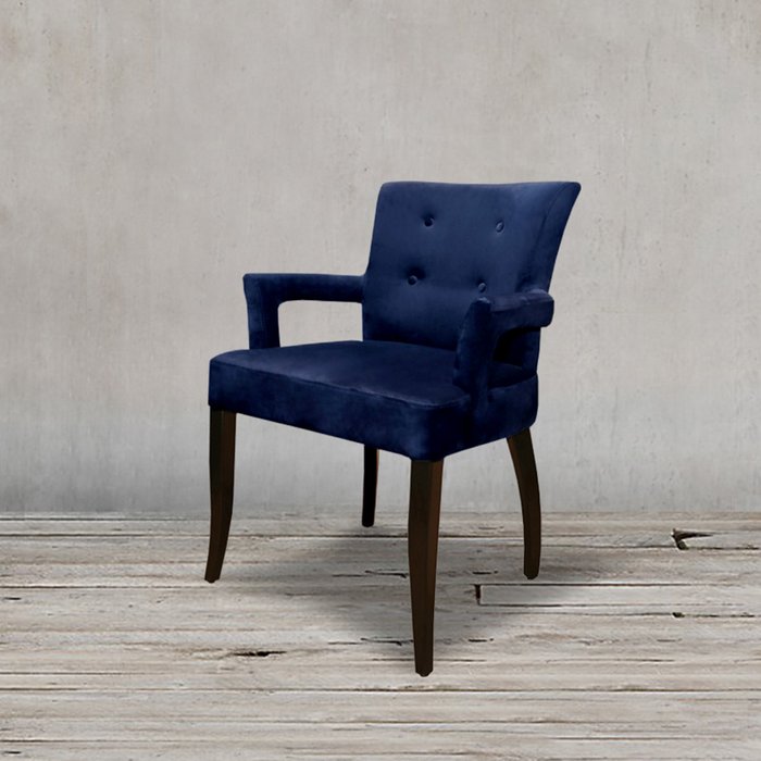 Стул Миледи синего цвета - лучшие Обеденные стулья в INMYROOM