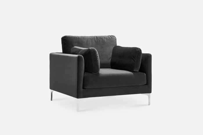 Кресло Кларке черного цвета - купить Интерьерные кресла по цене 25177.0