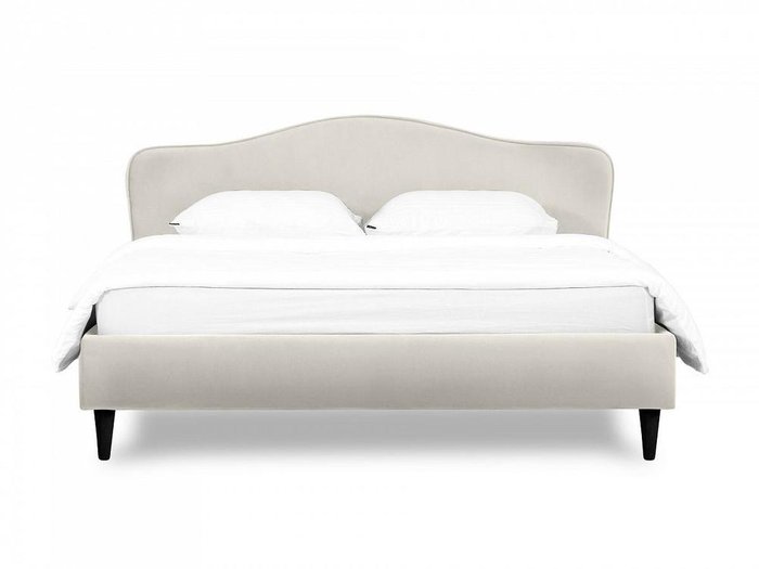 Кровать Queen II Elizabeth L 160х200 светло-серого цвета - лучшие Кровати для спальни в INMYROOM