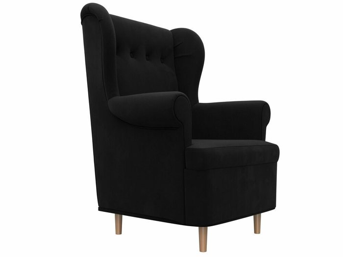 Кресло Торин черного цвета  - лучшие Интерьерные кресла в INMYROOM