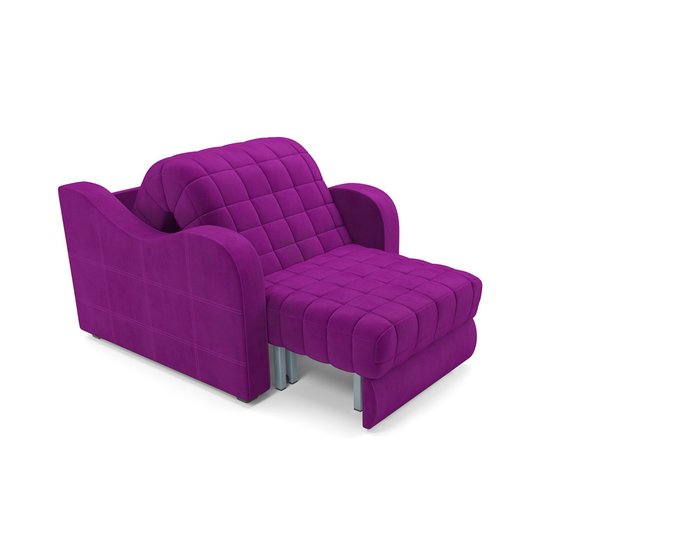 Кресло-кровать Барон 4 фиолетового цвета - лучшие Интерьерные кресла в INMYROOM