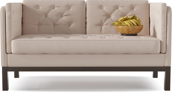 Диван Айверс Textile Ivory светло-бежевого цвета - лучшие Прямые диваны в INMYROOM