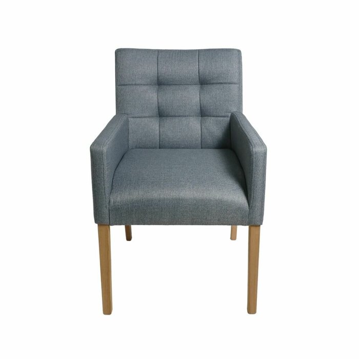 Кресло Берген серо-голубого цвета - купить Интерьерные кресла по цене 22210.0