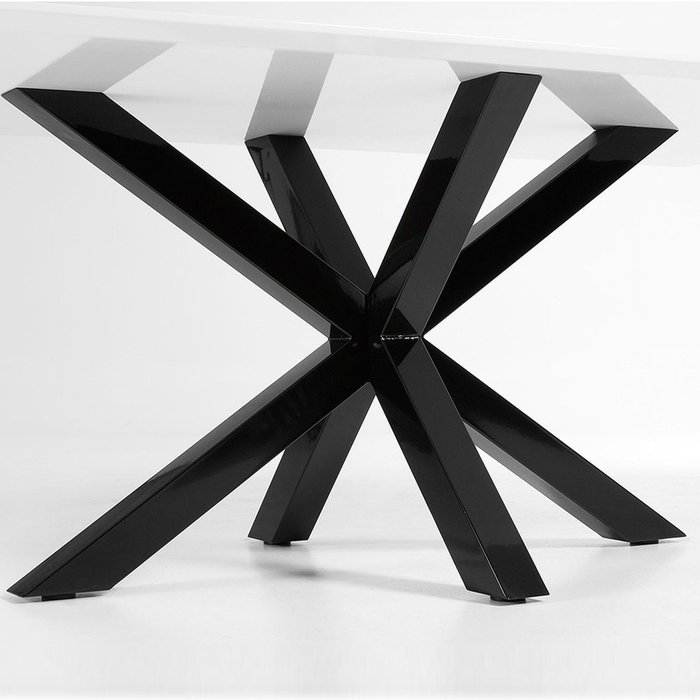 Обеденный стол Arya 200 бело-черного цвета - лучшие Обеденные столы в INMYROOM