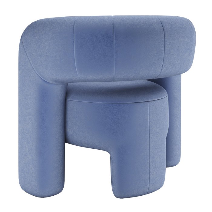 Кресло Zampa синего цвета - купить Интерьерные кресла по цене 36914.0