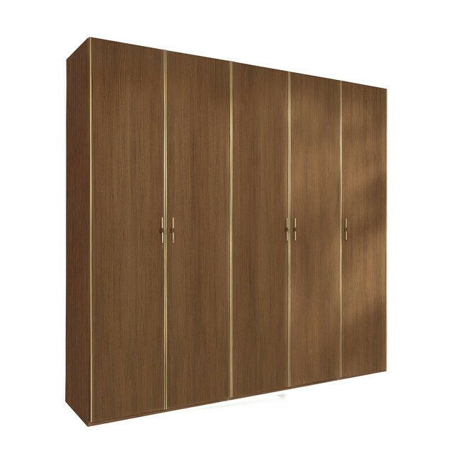 Шкаф пятидверный Palmari коричневого цвета