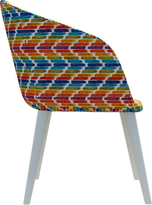 Стул ракушка сине-оранжевого цвета - купить Обеденные стулья по цене 52856.0