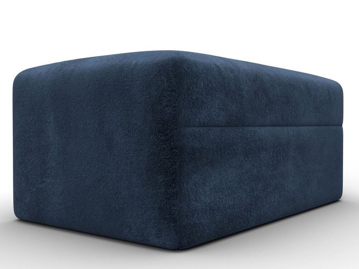 Пуф Лига-060 темно-синего цвета - лучшие Пуфы в INMYROOM Пуф Лига-060 темно-синего цвета - лучшие Пуфы в INMYROOM