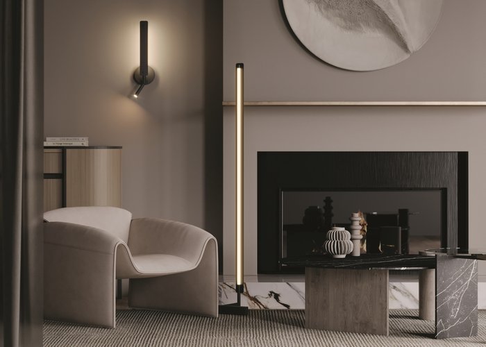 Напольный светильник (торшер) Maytoni MOD214FL-L20B3K Combo Modern - лучшие Торшеры в INMYROOM