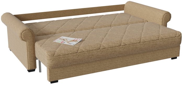 Диван-кровать прямой Гамбург Next коричневого цвета - лучшие Прямые диваны в INMYROOM