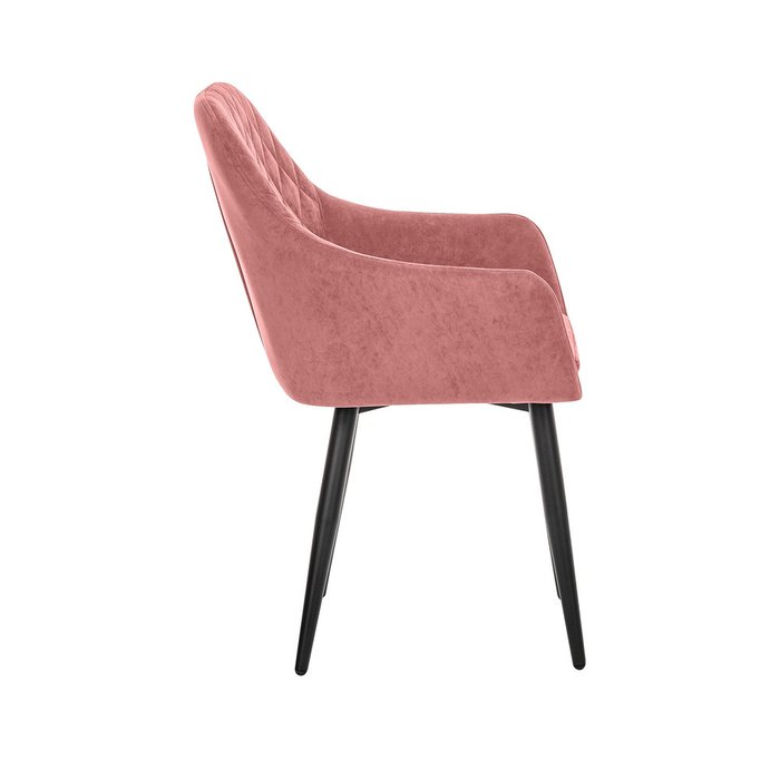 Стул с подлокотниками Слим персикового цвета - лучшие Обеденные стулья в INMYROOM