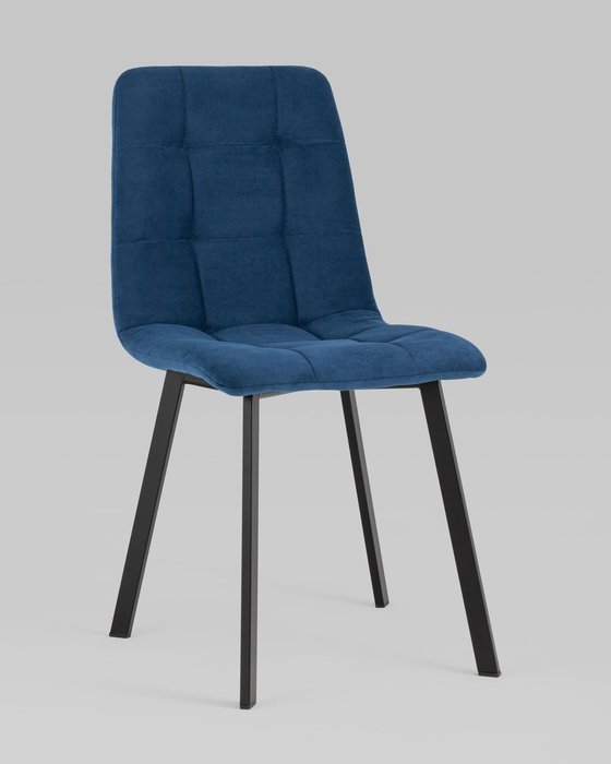 Стул Oliver Square синего цвета - купить Обеденные стулья по цене 5690.0