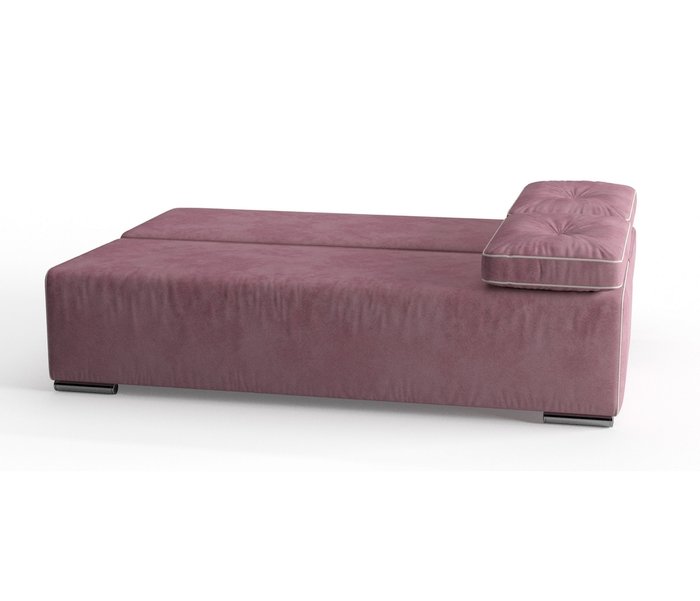 Диван-кровать Роклин в обивке из велюра розового цвета - лучшие Прямые диваны в INMYROOM