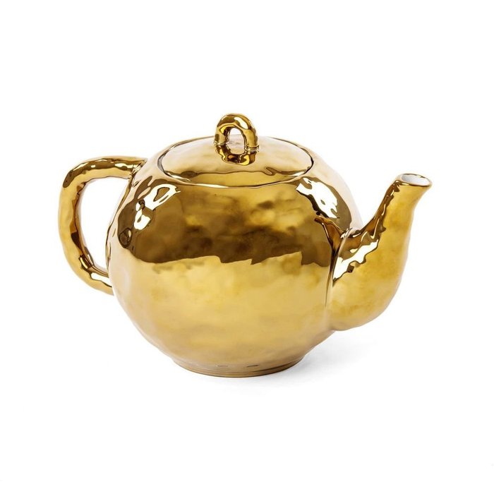 Заварочный чайник Fingers золотого цвета - лучшие Для чая и кофе в INMYROOM