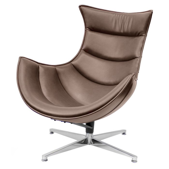 Кресло Lobster Chair коричневого цвета - лучшие Интерьерные кресла в INMYROOM