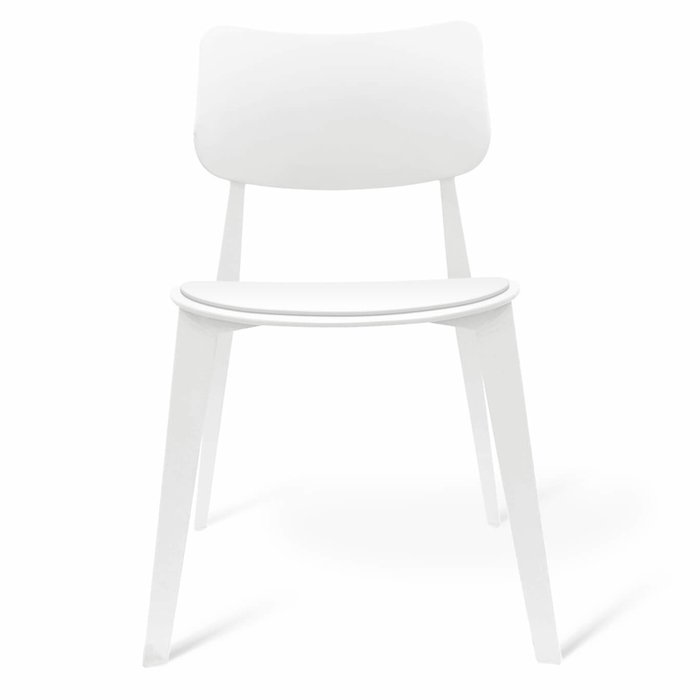 Стул штабелируемый Manfred белого цвета - купить Обеденные стулья по цене 4930.0