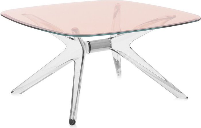 Журнальный столик Blast с розовой столешницей - лучшие Журнальные столики в INMYROOM