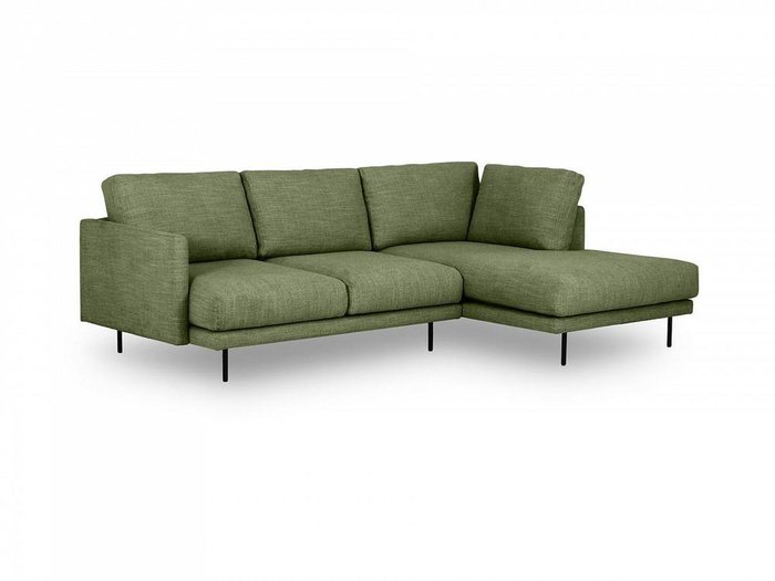 Угловой диван Ricadi зеленого цвета - купить Угловые диваны по цене 143550.0
