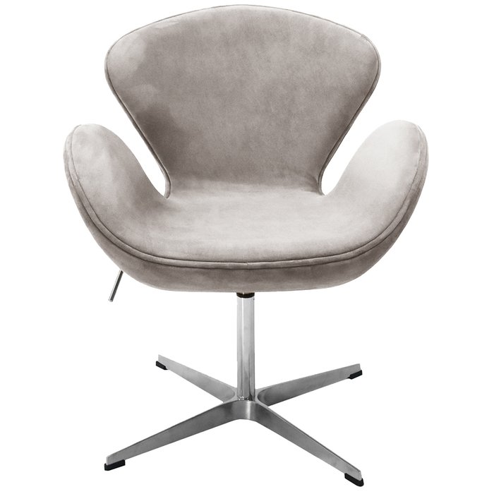 Офисное кресло Swan Style Chair светло-серого цвета - купить Офисные кресла по цене 47700.0 Офисное кресло Swan Style Chair светло-серого цвета - купить Офисные кресла по цене 47700.0