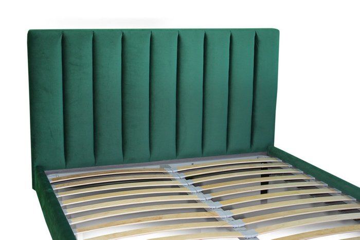 Кровать Клэр 160х200 зеленого цвета с подъемным механизмом - лучшие Кровати для спальни в INMYROOM