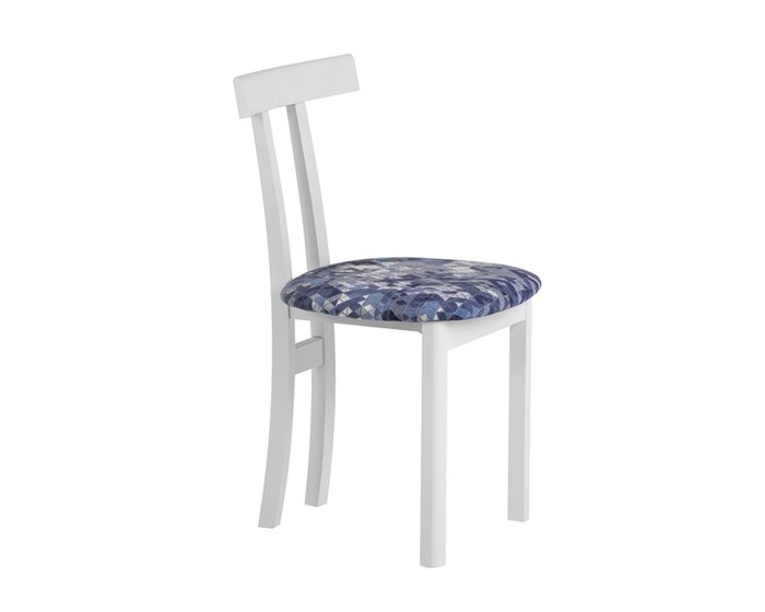 Стул Конго бело-голубого цвета - лучшие Обеденные стулья в INMYROOM