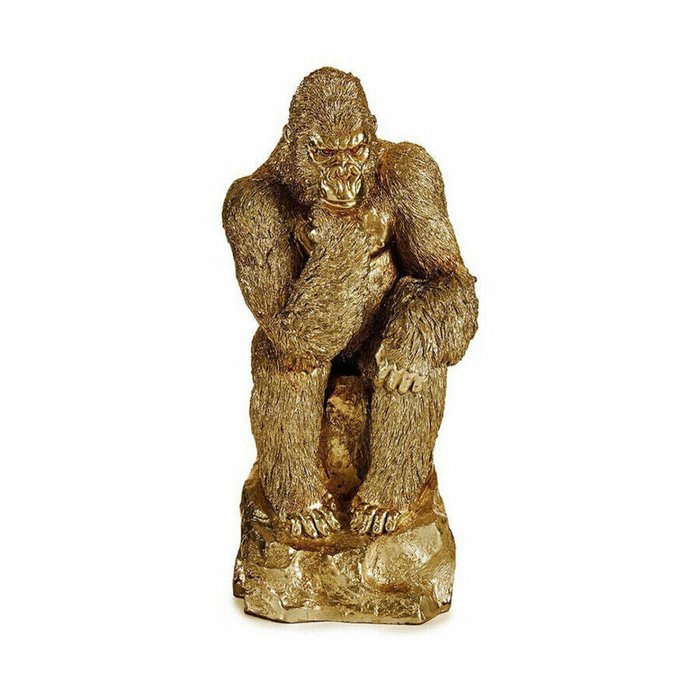 Декоративная фигура Горилла Позолоченный 20,5 x 47 x 23,5 cm (2 штук) - купить Фигуры и статуэтки по цене 11304.0