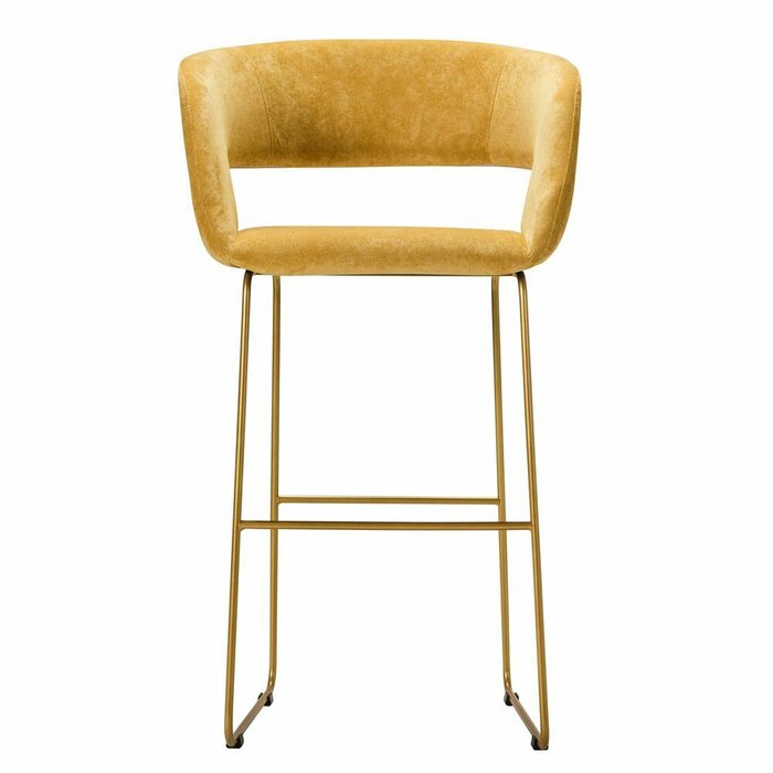 Барный стул Hugs желтого цвета - купить Барные стулья по цене 12190.0