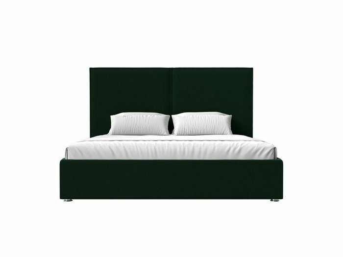 Кровать Аура 200х200 зеленого цвета с подъемным механизмом  - купить Кровати для спальни по цене 98999.0
