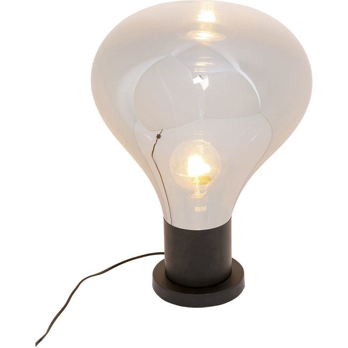 Лампа настольная Pear с прозрачным плафоном