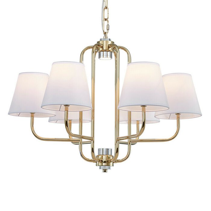 Люстра Newport 4640 Olga 4646/C gold - купить Подвесные люстры по цене 68948.0