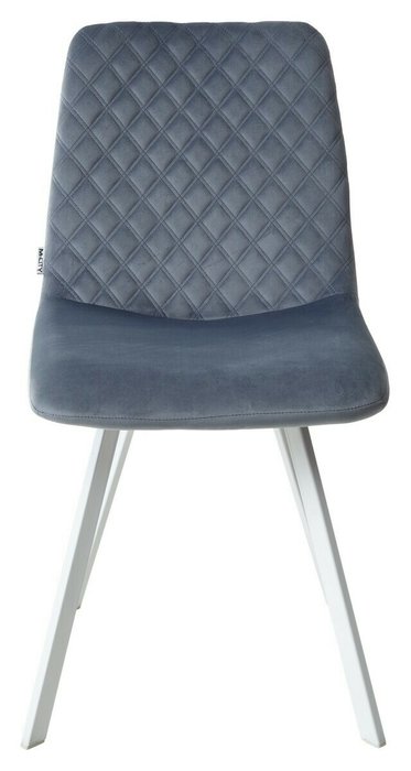 Стул Daiquiri синего цвета с белыми ножками - купить Обеденные стулья по цене 4500.0