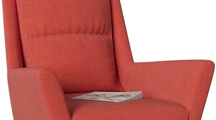 Кресло Йорк Orange оранжевого цвета - купить Интерьерные кресла по цене 18965.0