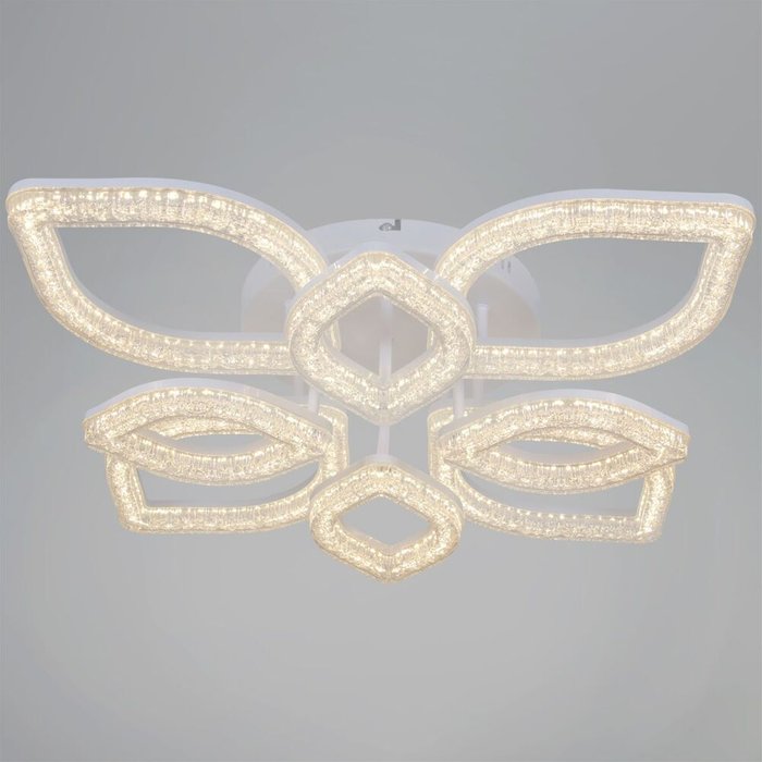 Потолочная люстра 69290-0.3-4+4 WH (акрил, цвет прозрачный) - лучшие Потолочные люстры в INMYROOM Потолочная люстра 69290-0.3-4+4 WH (акрил, цвет прозрачный) - лучшие Потолочные люстры в INMYROOM