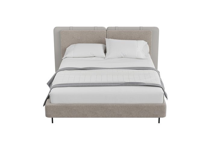 Кровать Hub 160х200 бежевого цвета - купить Кровати для спальни по цене 90900.0