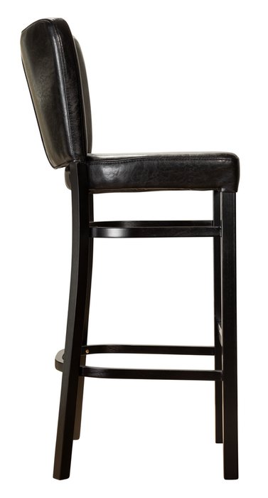 Барный стул Бергамо Люкс Black черного цвета - лучшие Барные стулья в INMYROOM