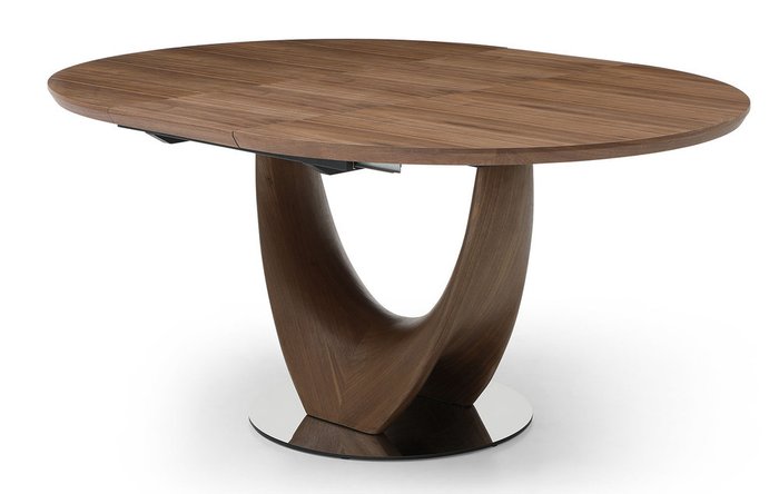 Раздвижной обеденный стол Ramona коричневого цвета