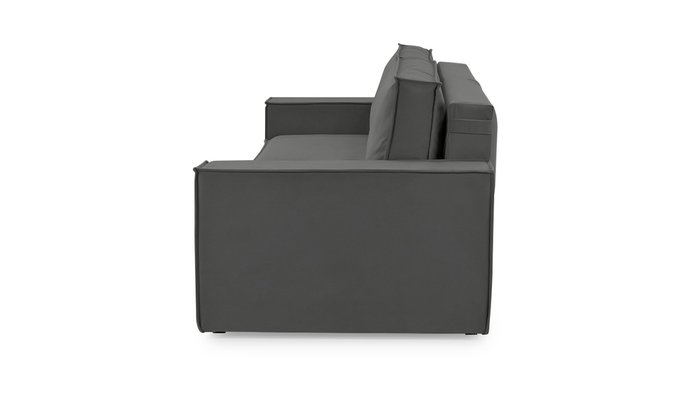 Прямой диван-кровать Софт 2 графитового цвета - лучшие Прямые диваны в INMYROOM