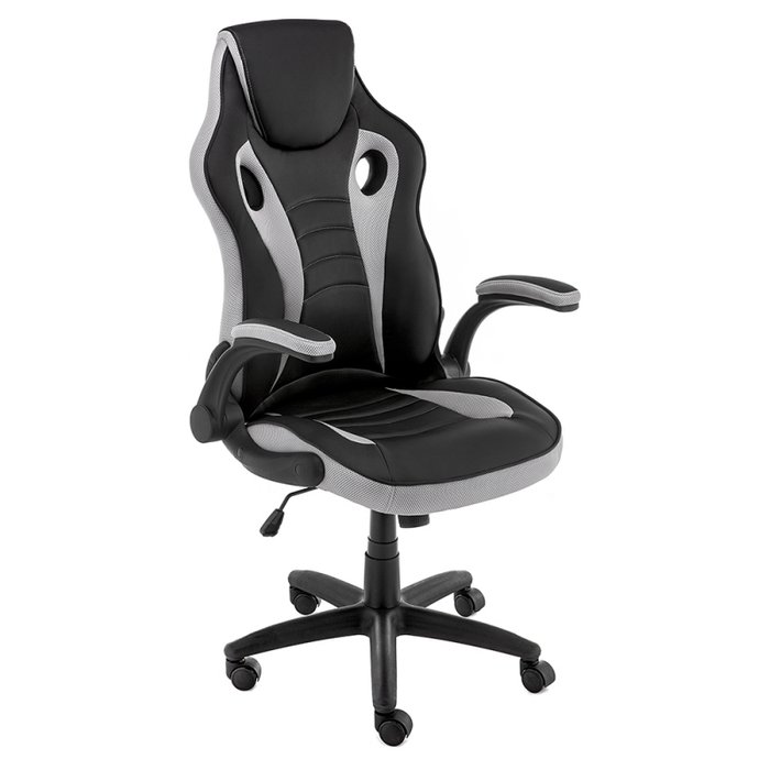 Компьютерное кресло Cobr черно-серого цвета