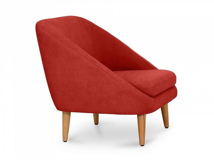Кресло Corsica красного цвета  - лучшие Интерьерные кресла в INMYROOM