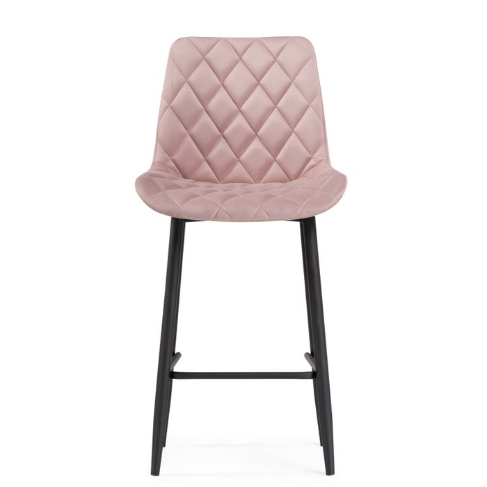 Стул полубарный Баодин розового цвета - купить Барные стулья по цене 4540.0